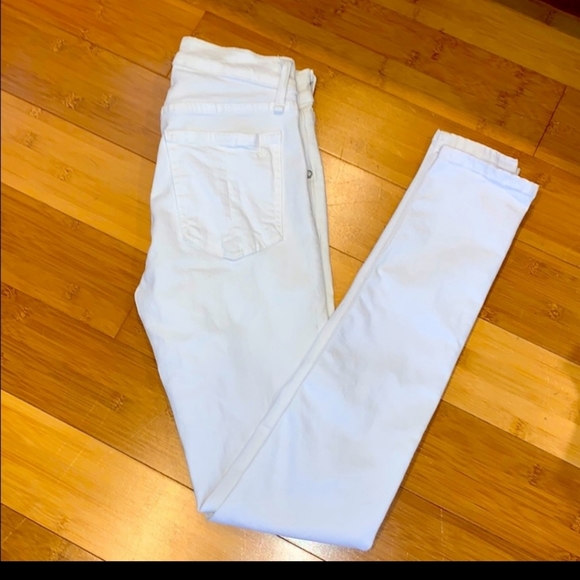 🥳HP🥳Rag & Bone White Super High Rise Jeans 23 - Picture 5 of 5